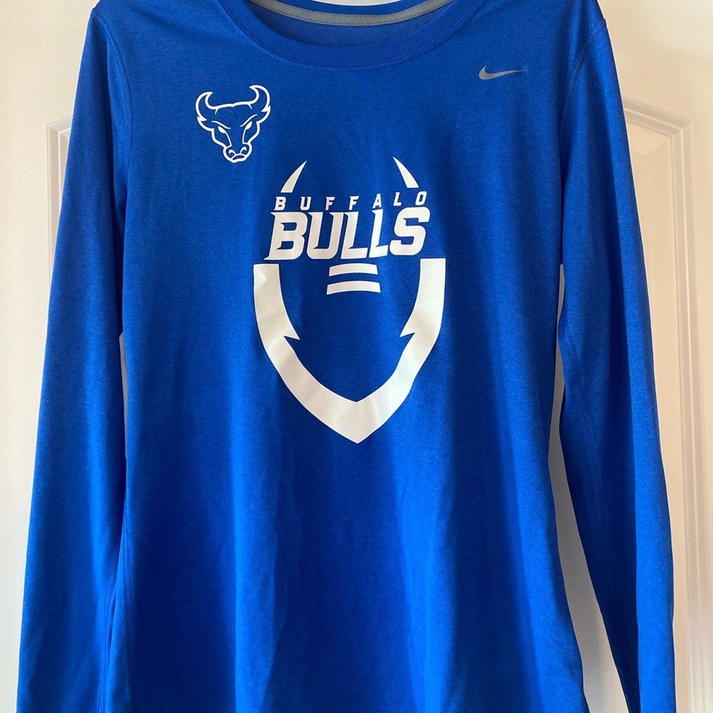 Nike Dri Fit Shirt State University Of Buffalo Bulls Womens Size M